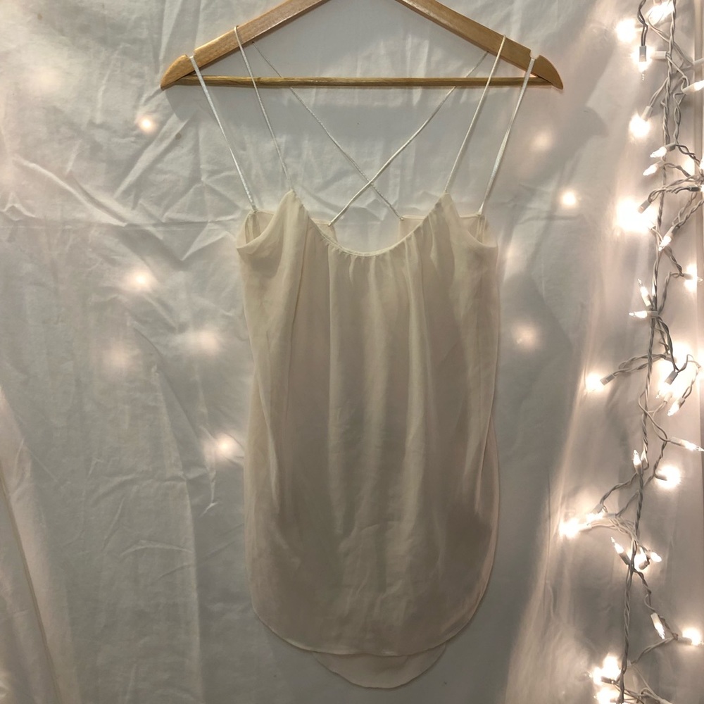 urban CHIC strappy drape back spaghetti strap top